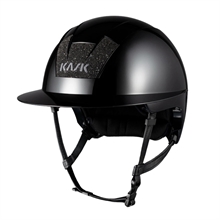 KASK Kooki Lady rijhelm Black Shine met Swarowski